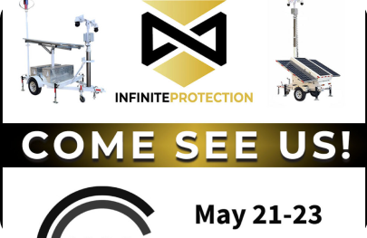 A promotional flyer for Infinite Protection at ICSC Las Vegas