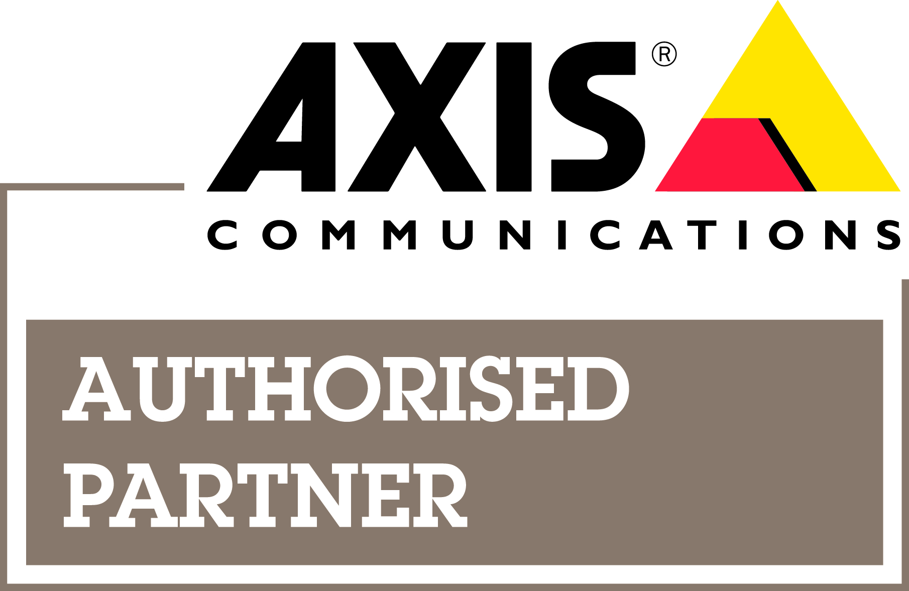 A Authorised Axis Communications Partner logo