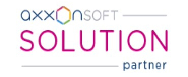 A Axxonsoft's solutions partner logo